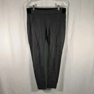 Talbots Dress Pants Women's X Grey Pull On Elastic Waist Mid Rise No Pockets